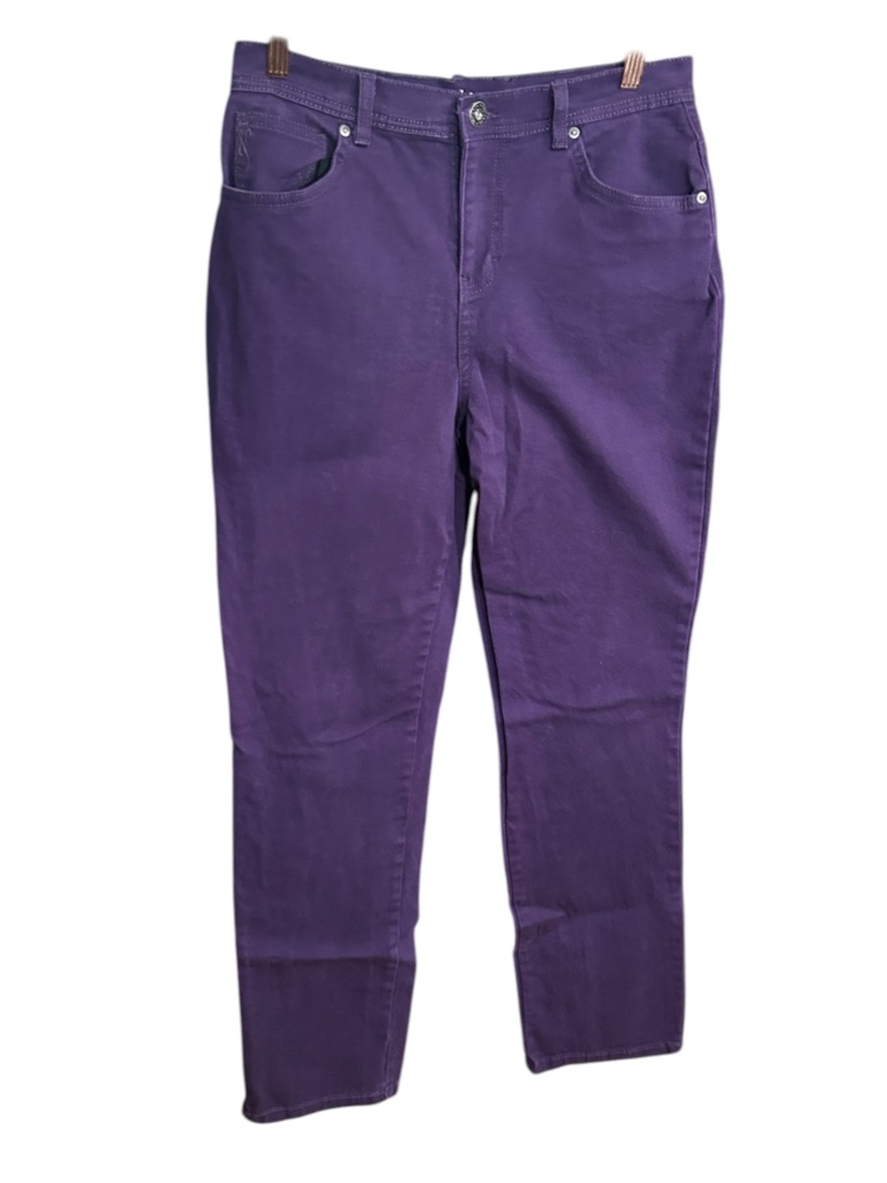 Style & Co. Purple Natural Fit Tapered Jeans